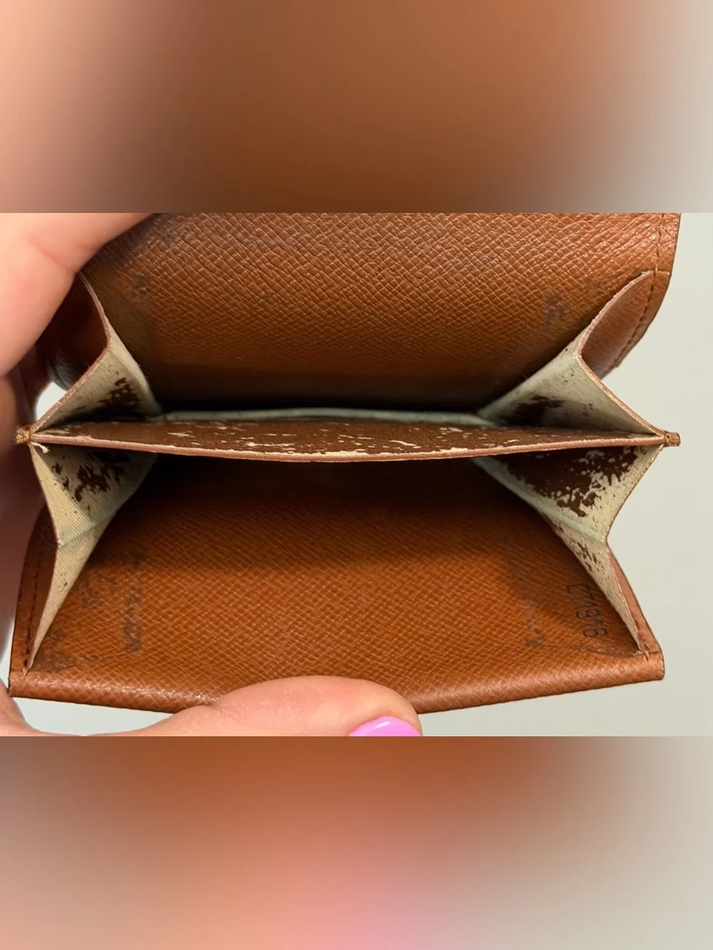 Louis Vuitton Monogram Porte-Monnaie Gousset coin purse